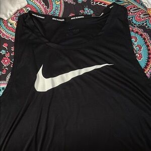 Nike Women's Black Running Tank Top